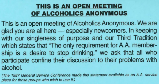 Blue Card Open Meeting