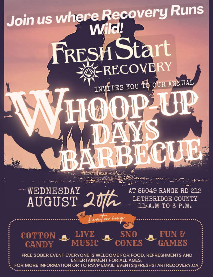 Whoop Up Days BBQ Poster